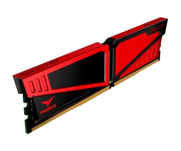 Memoria Team Group T-Force Vulcan 8GB (1x8) 2400MHz DDR4 Vermelha, TLRED48G2400HC1401