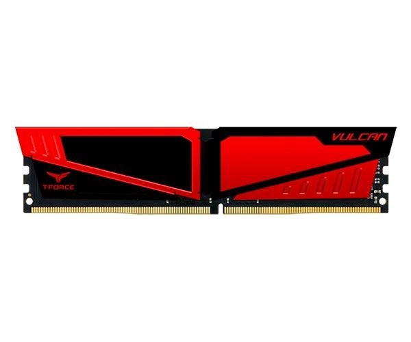 Memoria Team Group T-Force Vulcan 8GB (2x4) 3000MHz DDR4 Vermelha, TLRED48G3000HC16CDC01