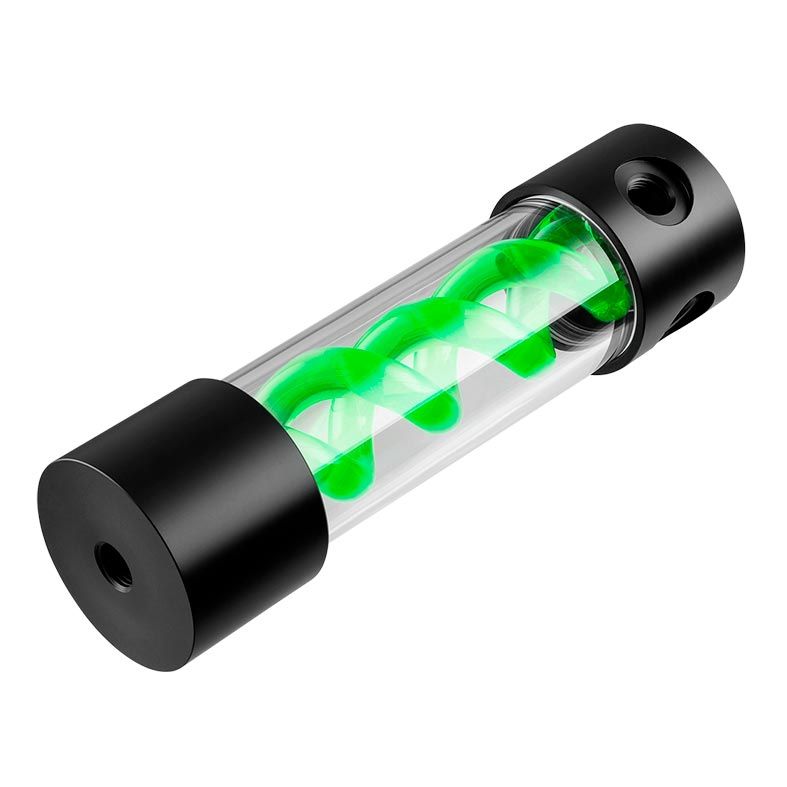 Reservatorio Barrow 205mm Espiral Verde Cover Preto, TLYK205 VERDE/PRETO