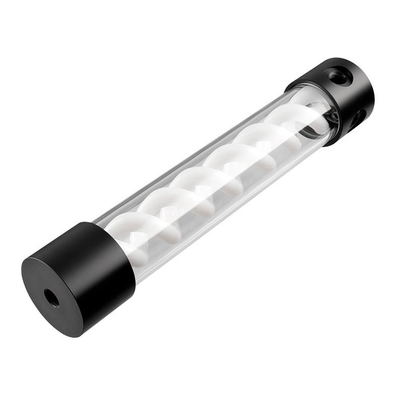 Reservatorio Barrow 305mm Espiral Branco Cover Preto, TLYK305 BRANCO/PRETO