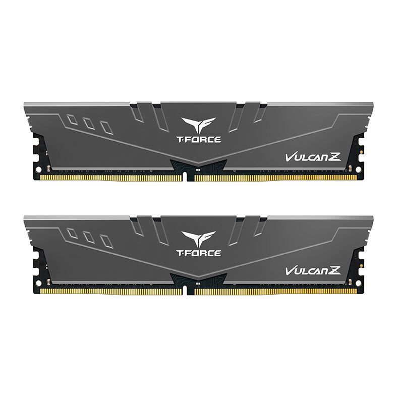 Memoria Team Group T-Force Vulcan Z, 32GB (2x16GB), DDR4, 3200MHz, C16, Cinza, TLZGD432G3200HC16FDC01