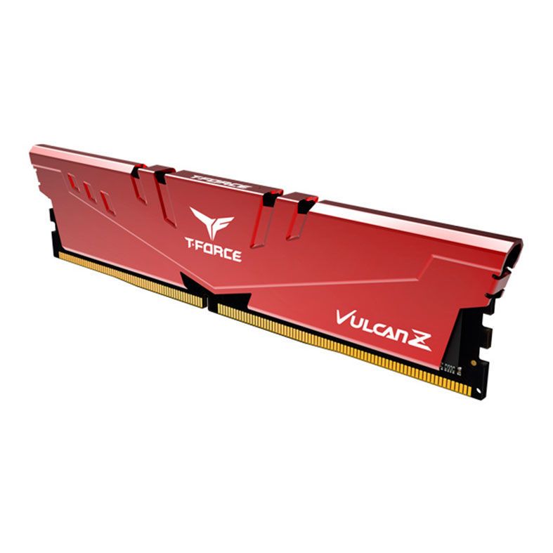 Memoria Team Group T-Force Vulcan Z 16GB (2x8) DDR4 2666MHz Vermelha, TLZRD416G2666HC18HDC01