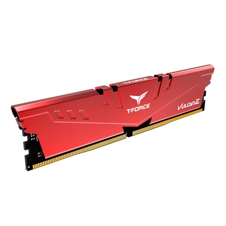 Memoria Team Group T-Force Vulcan Z 16GB (1x16) DDR4 3200MHz Vermelha, TLZRD416G3200HC16C01