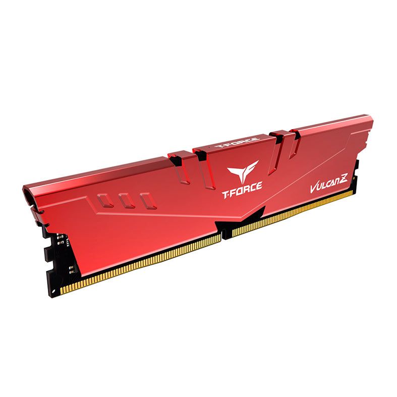 Memoria Team Group T-Force Vulcan Z, 32GB (2x16GB), DDR4, 3200MHz, C16, Vermelho, TLZRD432G3200HC16FDC01