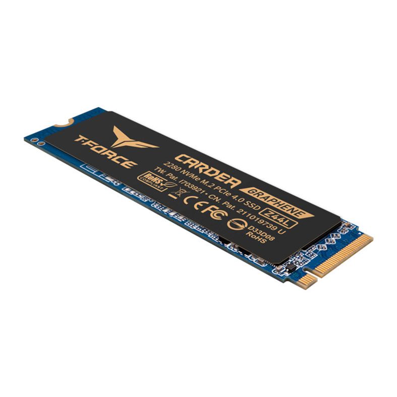 SSD Team Group Cardea Z44L, 1TB, M.2 2280, PCIe NVMe, Leitura 3500 MB/s, Gravacao 3000 MB/s, TM8FPL001T0C127