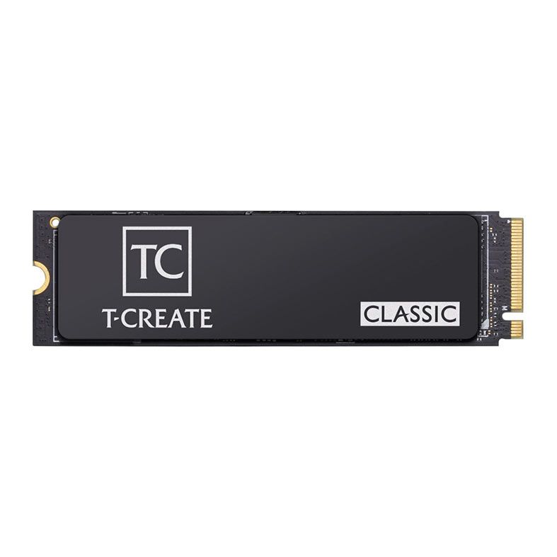SSD Team Group T-Create Classic, 2TB, M.2 2280, PCIe NVMe, Leitura 7400MB/s, Gravacao 6400MB/s, TM8FPM002T0C329
