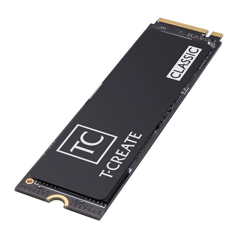 SSD Team Group T-Create Classic, 2TB, M.2 2280, PCIe NVMe, Leitura 7400MB/s, Gravacao 6400MB/s, TM8FPM002T0C329