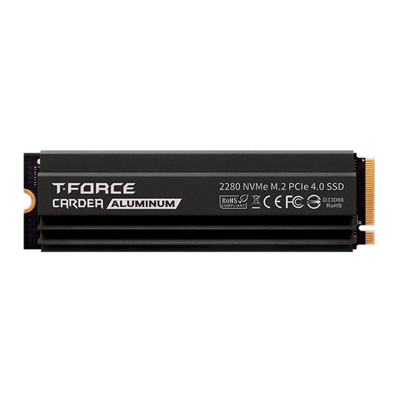 SSD Team Group T-Force Cardea A440 Pro, 4TB, M.2 2280, PCIe NVMe, Leitura 7400 MB/s, Gravacao 7000 MB/s, TM8FPR004T0C128