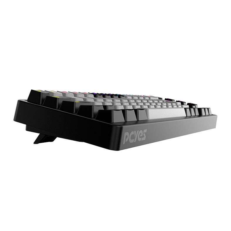 OPENBOX Teclado Mecanico PCYES Mecka, 65%, Rainbow, ABNT2, Switch Red, Preto, TPMKBVRD