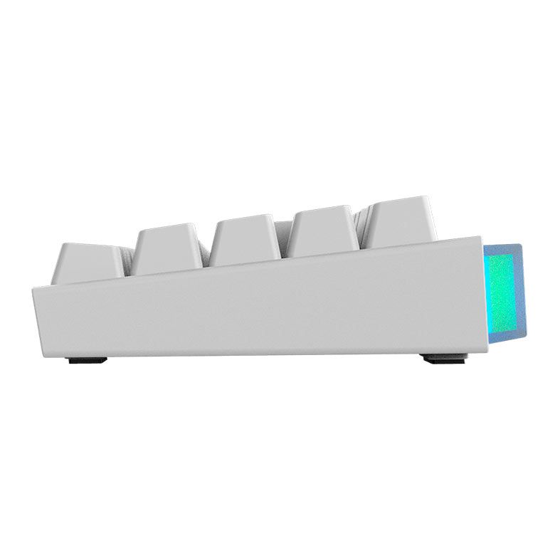 Teclado Mecanico PCYES Shiyan, 60%, RGB, ABNT2, Switch Red, Branco, TPSHWGRD