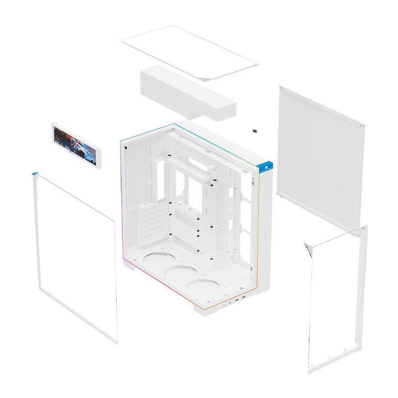 Gabinete Gamer Thermalright TR-A70 Vision, Mid-Tower, Lateral de Vidro, Branco, TR-A70-VISION-WH