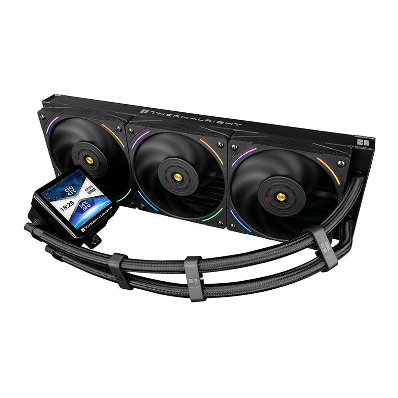 Water Cooler Thermalright Frozen Vision 360 V2, ARGB, 360mm, Preto, TR-FV-360-V2-BK-ARGB