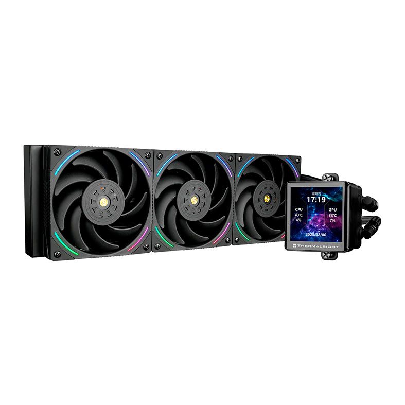 Water Cooler Thermalright Frozen Vision 360 V2, ARGB, 360mm, Preto, TR-FV-360-V2-BK-ARGB