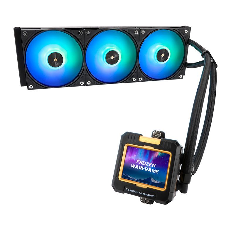 Water Cooler Thermalright Frozen Warframe 360, ARGB, 360mm, Preto, TR-FW-360-BK-ARGB