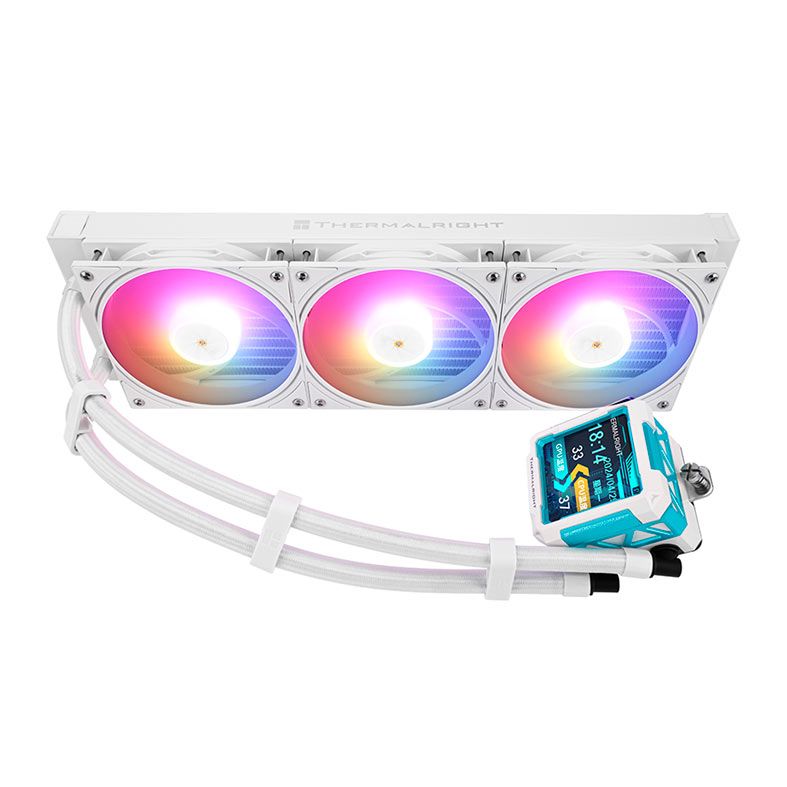 Water Cooler Thermalright Frozen Warframe Pro 360, ARGB, 360mm, Branco, TR-FWP-360-WH-ARGB