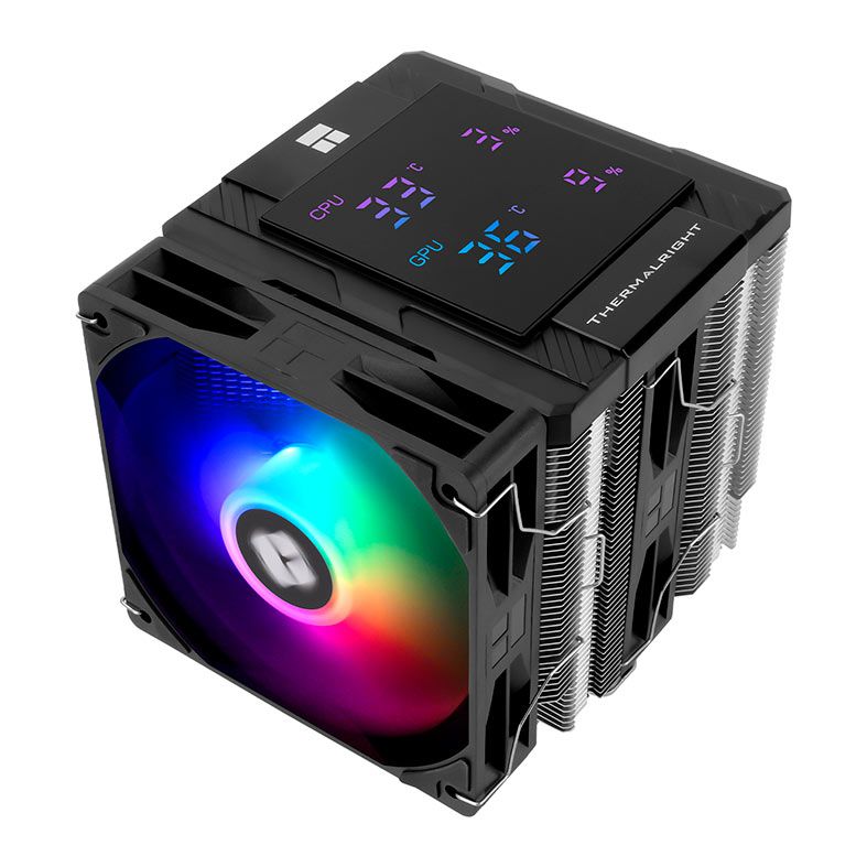 Cooler para Processador Thermalright Peerless Assassin 120 Digital, ARGB, 2x120mm, Preto, TR-PA-120-DIG-BK-ARGB