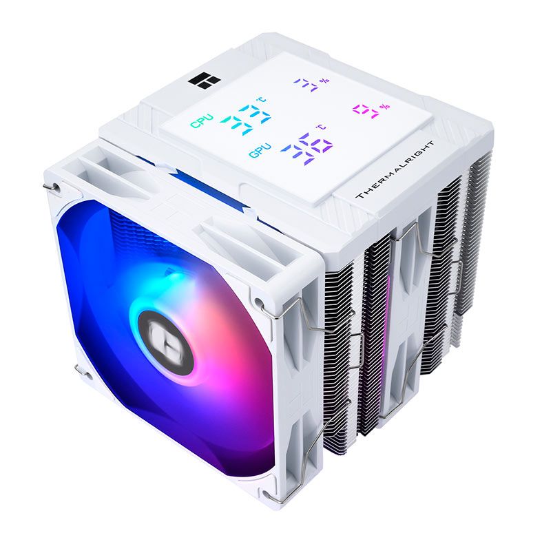 Cooler para Processador Thermalright Peerless Assassin 120 Digital, ARGB, 2x120mm, Branco, TR-PA-120-DIG-WH-ARGB
