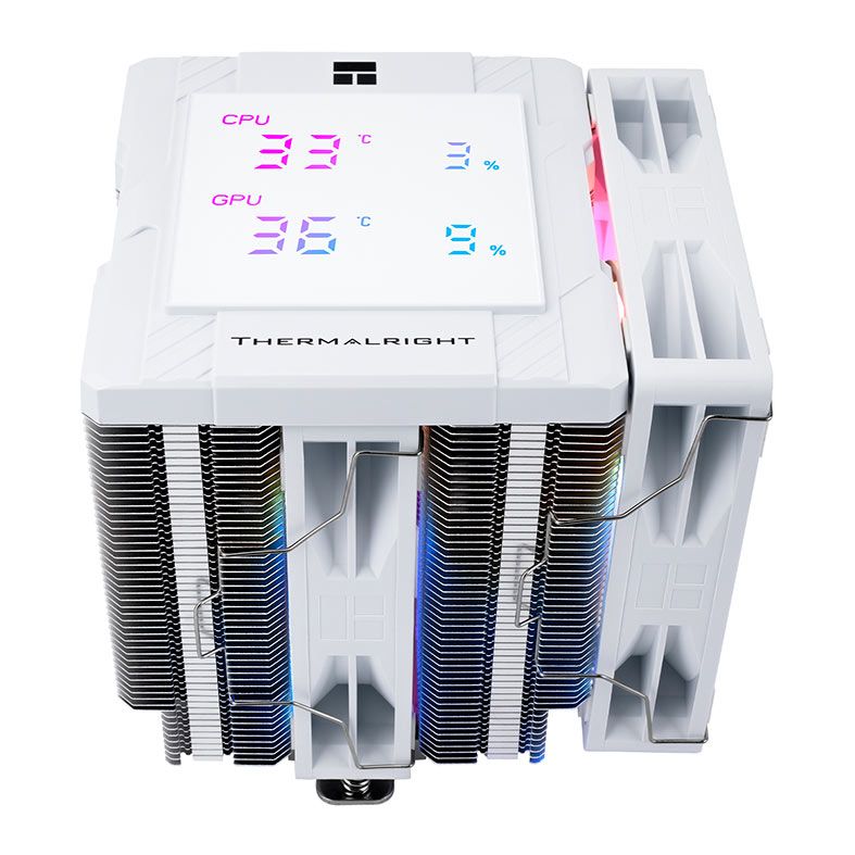 Cooler para Processador Thermalright Peerless Assassin 120 Digital, ARGB, 2x120mm, Branco, TR-PA-120-DIG-WH-ARGB