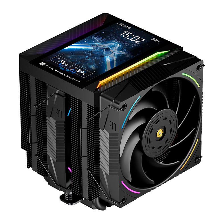 Cooler para Processador Thermalright Peerless Assassin 120 Vision MAX, ARGB, 2x120mm, Preto, TR-PA-120-VISION-MAX-BK-ARGB