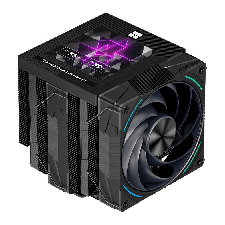 Cooler para Processador Thermalright Phantom Spirit 120 Vision EVO, 2x120mm, Preto, TR-PS-120-VISION-EVO-BK