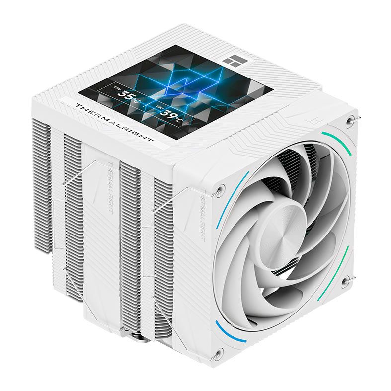 OPENBOX Cooler para Processador Thermalright Phantom Spirit 120 Vision Snow, 2x120mm, Branco, TR-PS-120-VISION-SNOW-WH