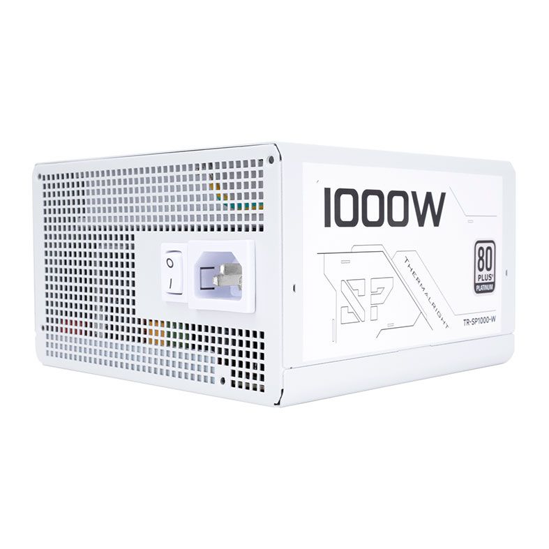 Fonte Thermalright SP-1000-W, 1000W, Full-Modular, ATX 3.1, PCIe 5.1, 80 Plus Platinum, Branco, TR-SP1000W
