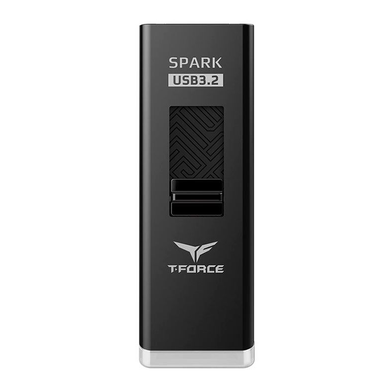 Pen Drive Team Group T-Force Spark Led, 1TB, Leitura 1000MB/s, Gravacao 800MB/s, USB 3.2, Preto, TSPARKLED31TBB01