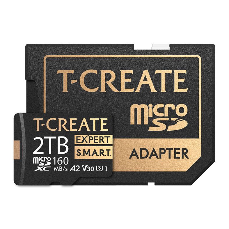 Cartao de Memoria Team Group T-Create Expert Smart, 2TB, Micro SDXC, UHS-I, U3, A2, V30, Com Adaptador, TTCS2TIA2V3003