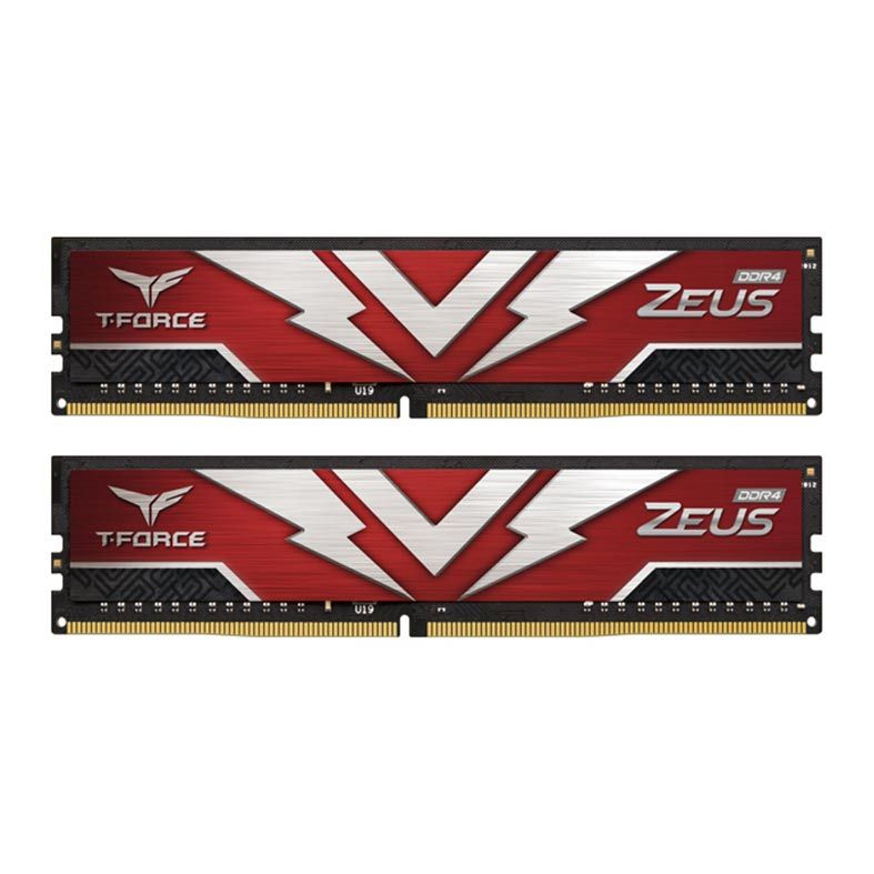 Memoria Team Group T-Force Zeus 16GB (2x8) DDR4 2666MHz, TTZD416G2666HC19DC01