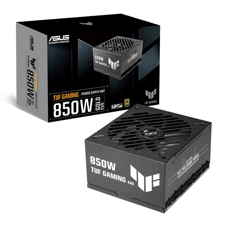 Fonte ASUS TUF Gaming 850W Gold EVO, 850W, 80 Plus Gold, Cybenetics Platinum, Full Modular, ATX 3.0, TUF-GAMING-850G-EVO