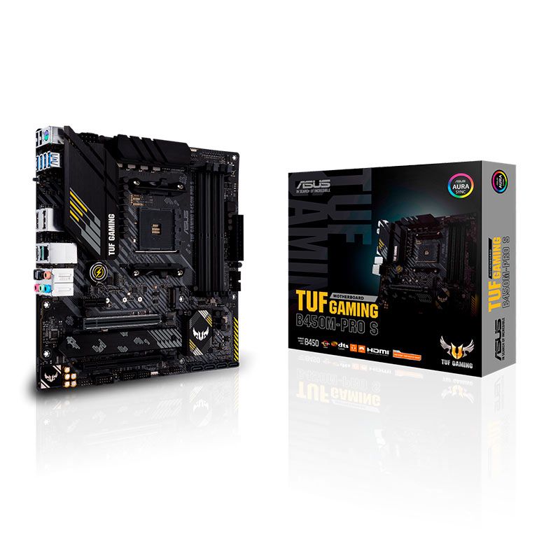 Placa Mae Asus TUF Gaming B450M-PRO S, DDR4, Socket AMD AM4, M-ATX, Chipset AMD B450, TUF-GAMING-B450M-PRO-S