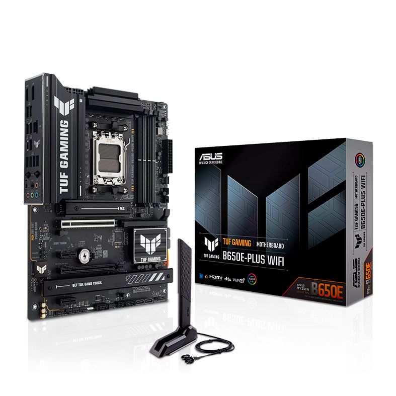 Placa Mae Asus TUF Gaming B650E-Plus Wi-Fi, DDR5, Socket AMD AM5, ATX, Chipset AMD B650, TUF-GAMING-B650E-PLUS-WIFI