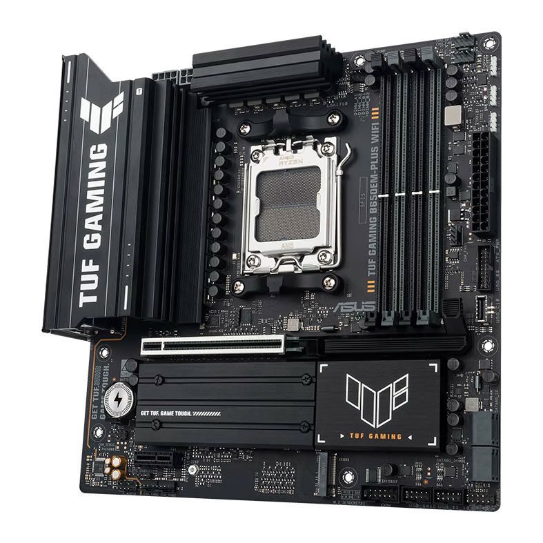 Placa Mae Asus TUF Gaming B650EM-Plus Wi-Fi, DDR5, Socket AMD AM5, M-ATX, Chipset AMD B650, TUF-GAMING-B650EM-PLUS-WIFI