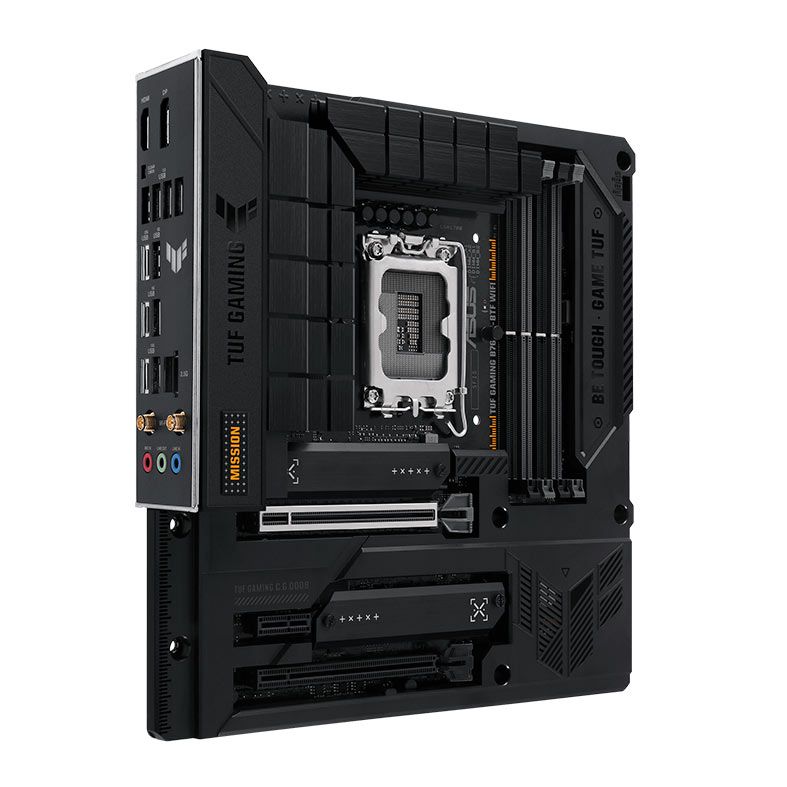 Placa Mae Asus Tuf Gaming B760M-BTF WIFI, DDR5, Socket LGA 1700, M-ATX, Chipset Intel B760, TUF-GAMING-B760M-BTF-WIFI