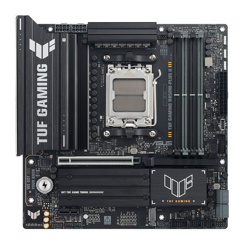 Placa Mae Asus TUF Gaming B850M PLUS II, DDR5, Socket AMD AM5, M-ATX, Chipset AMD B850, TUF-GAMING-B850M-PLUS-II