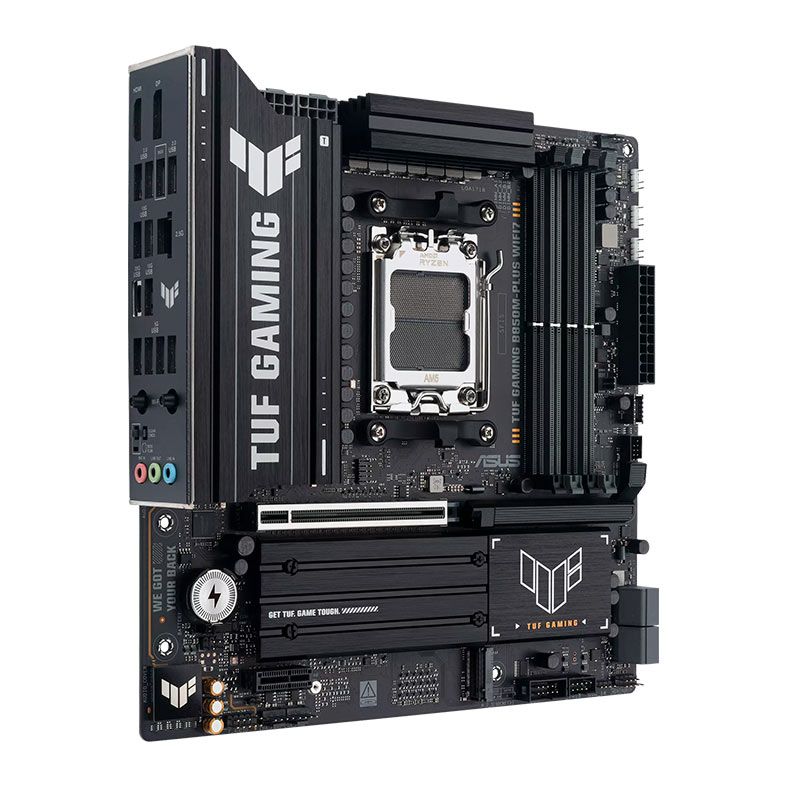 Placa Mae Asus TUF Gaming B850M-Plus Wifi7, DDR5, Socket AMD AM5, M-ATX, Chipset AMD B850, TUF-GAMING-B850M-PLUS-WIFI7