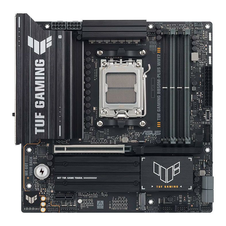 Placa Mae Asus TUF Gaming B850M-Plus Wifi7, DDR5, Socket AMD AM5, M-ATX, Chipset AMD B850, TUF-GAMING-B850M-PLUS-WIFI7