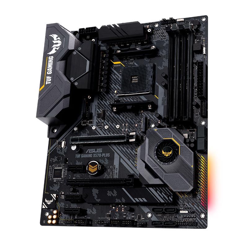 Placa Mae Asus TUF Gaming X570-Plus DDR4 Socket AM4 Chipset AMD