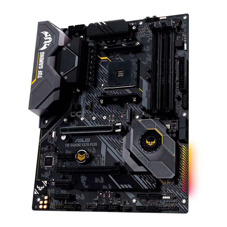 Placa Mae Asus TUF GAMING X570-PLUS/BR DDR4 Socket AM4 Chipset AMD X570