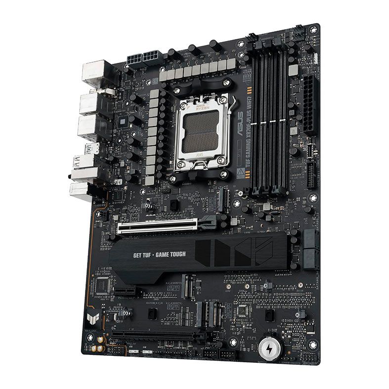 Placa Mae Asus TUF Gaming X870E Plus WIFI7, DDR5, Socket AMD AM5, ATX, Chipset AMD X870E, TUF-GAMING-X870E-PLUS-WIFI7