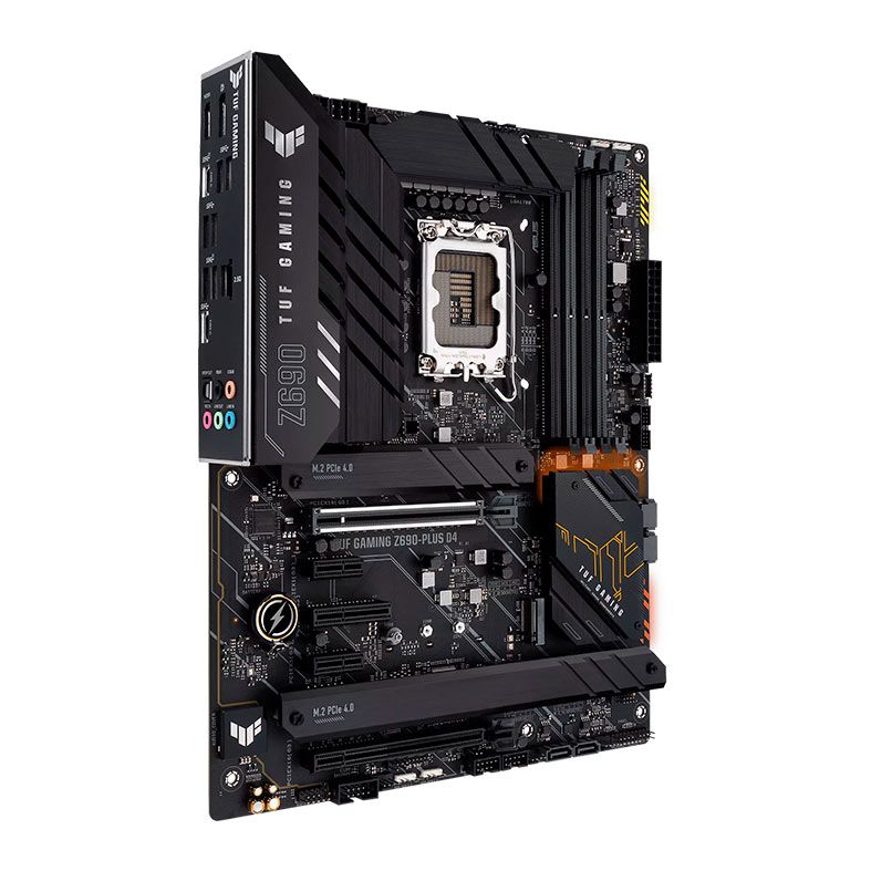 Placa Mae Asus TUF Gaming Z690-PLUS D4, DDR4, Socket LGA1700, ATX, Chipset Intel Z690, TUF GAMING Z690-PLUS D4