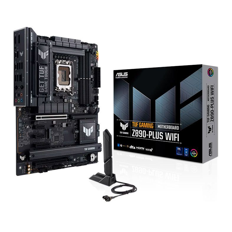 Placa Mae Asus TUF Gaming Z890-Plus WiFi, DDR5, LGA1851, ATX, Chipset Intel Z890, TUF-GAMING-Z890-PLUS-WIFI