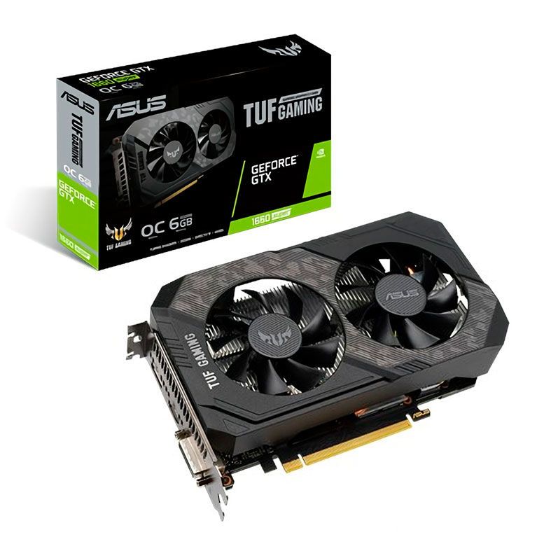 Placa de Video Asus GeForce GTX 1660 Super 6GB TUF OC 192-bit, TUF-GTX1660S-O6G-GAMING