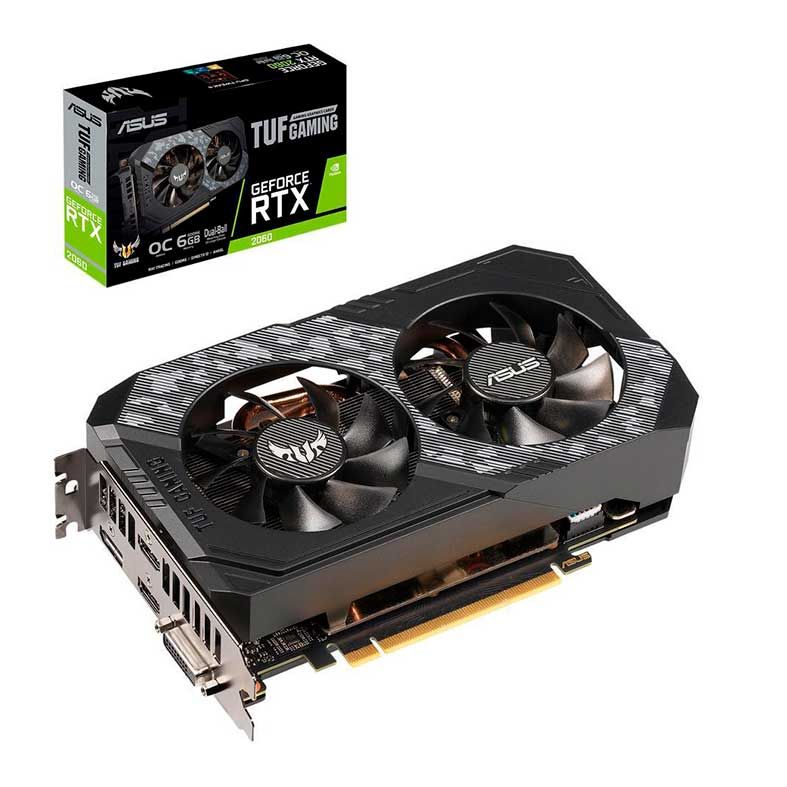 Placa de Video Asus GeForce RTX 2060 6GB GDDR6 TUF Gaming 192-bit, TUF-RTX2060-6G-GAMING