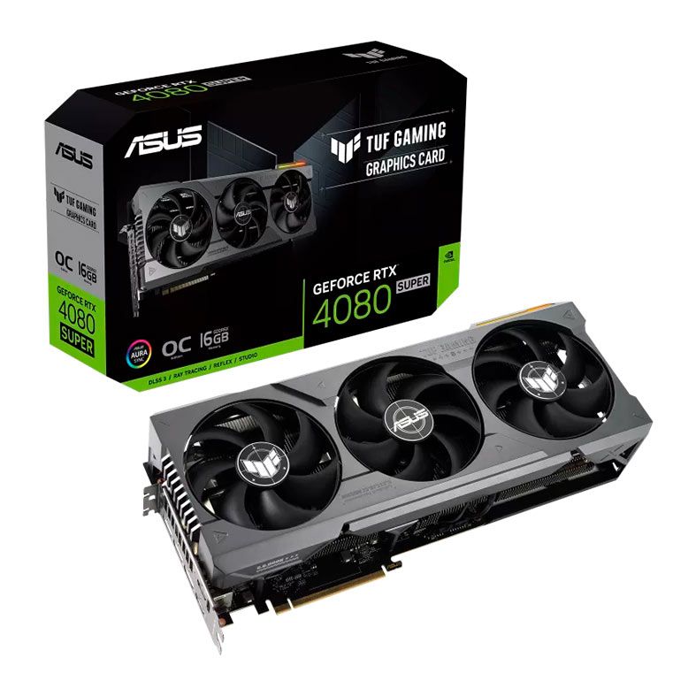Placa de Video Asus GeForce RTX 4080 Super TUF Gaming OC Edition, 16GB, GDDR6X, 256-bit, TUF-RTX4080S-O16G-GAMING