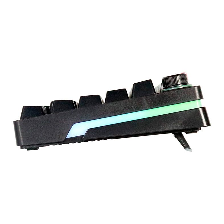 Teclado Mecanico Pcyes Rasec, RGB, ABNT2, Switch Marrom, Preto, TWGBRRGB