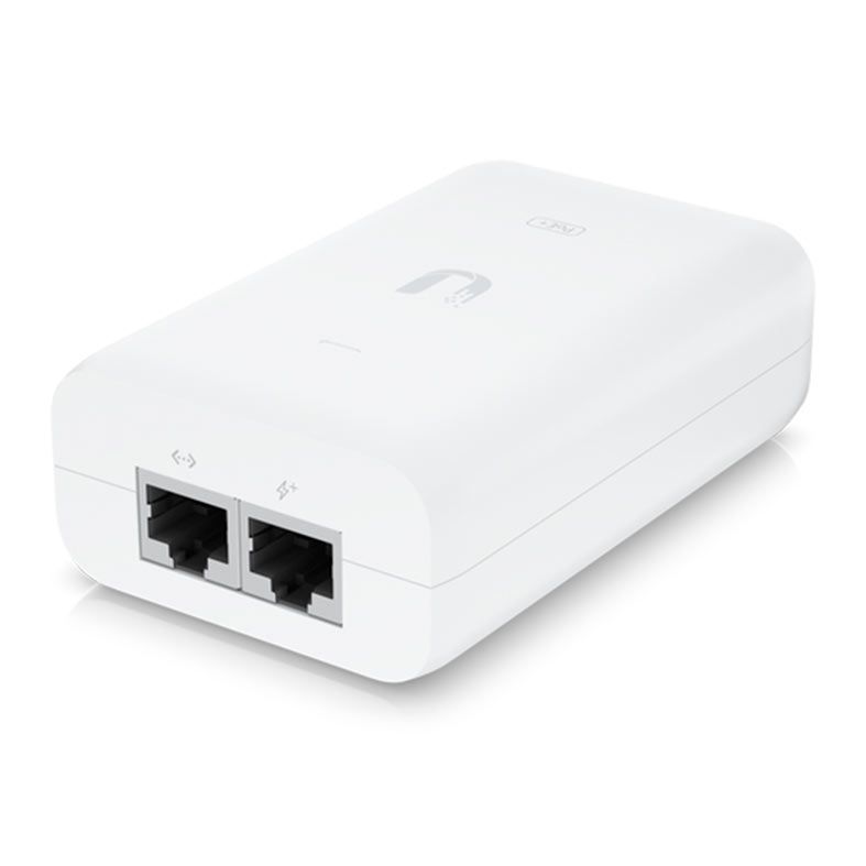 Fonte Injetor Poe Ubiquiti 30W, 48V, RJ45, Branco, U-POE-AT-BR