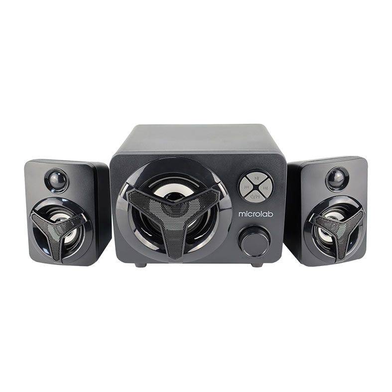 Caixa de Som Microlab U210, Rainbow, 11W RMS, Bluetooth e USB, Preto, U210