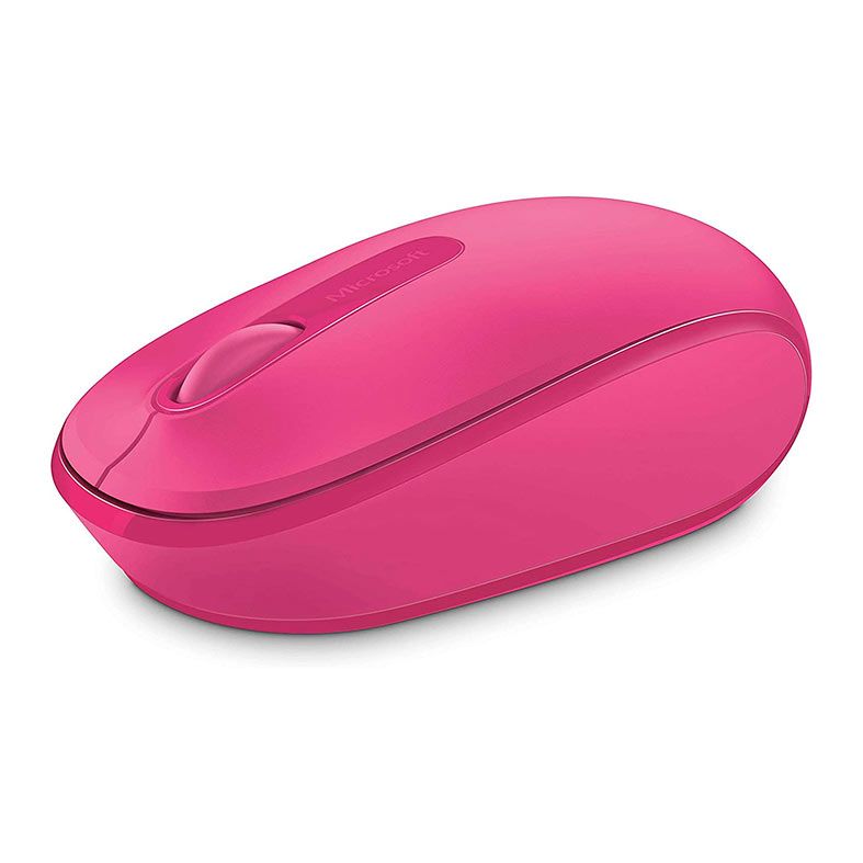 Mouse Microsoft Wireless Mobile 1850, 1000 DPI, 3 Botoes, Rosa, U7Z-00062