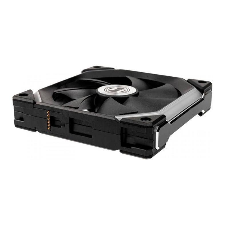 Kit Ventoinhas Lian Li Uni Fan SLI120 RGB Preto 3x120mm, UF-SL120-3B